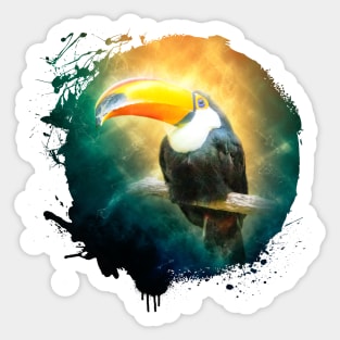 Toucan Toco Bird Animal Wildlife Forest Nature Flight Travel Sticker